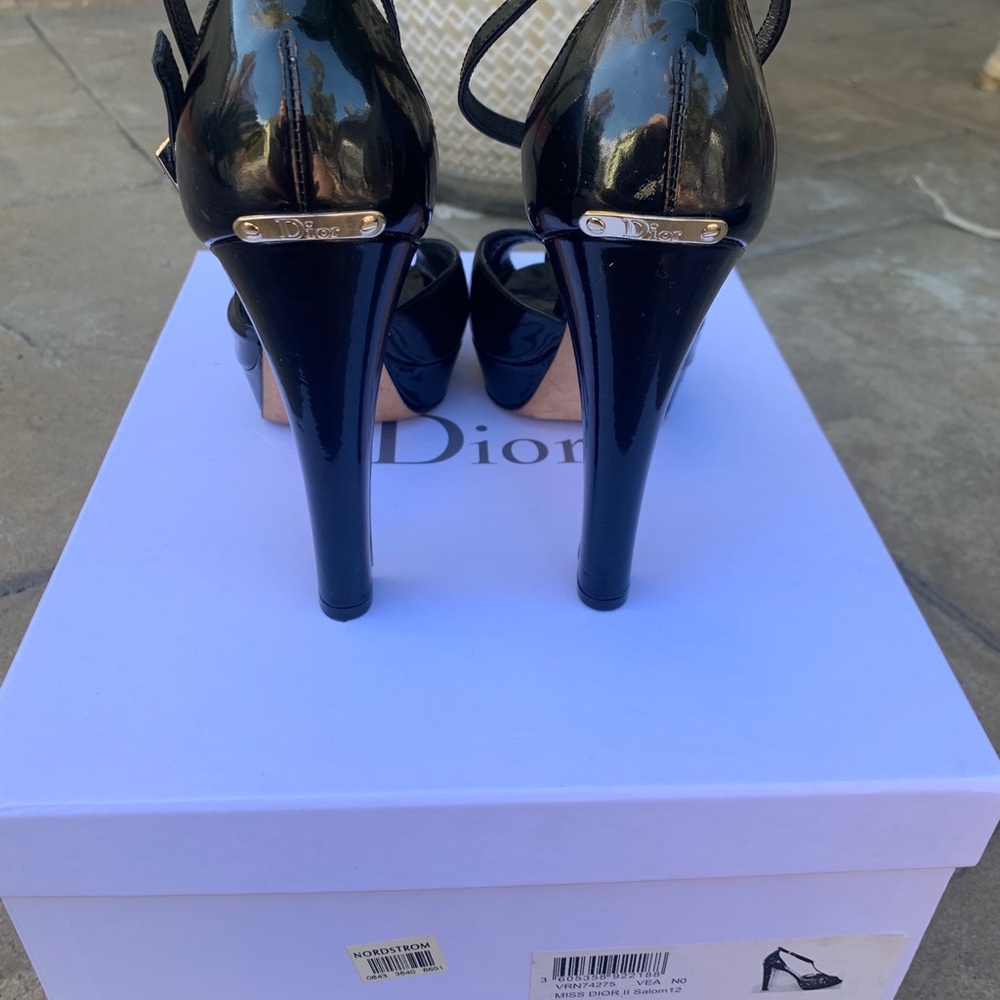 Authentic Christian Dior Patent leather Heels - Picture 2 of 4